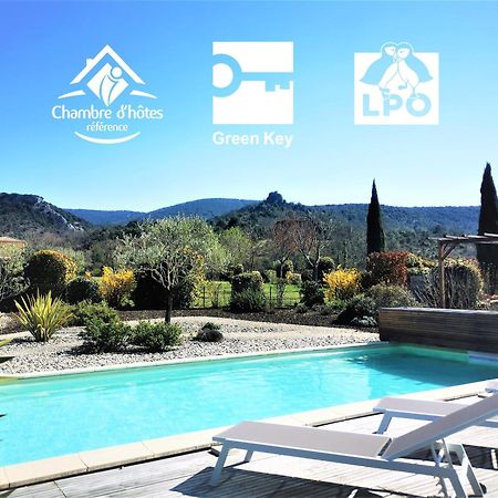 Villa Font Vive - Chambres d'hôtes avec Cuisine et calme absolu ! Grospierres Exterior foto