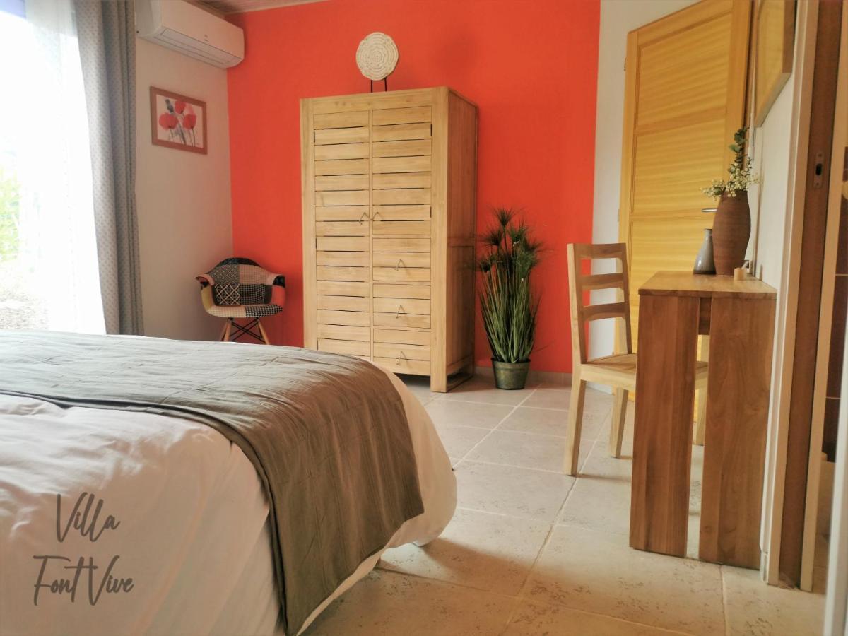 Villa Font Vive - Chambres d'hôtes avec Cuisine et calme absolu ! Grospierres Exterior foto