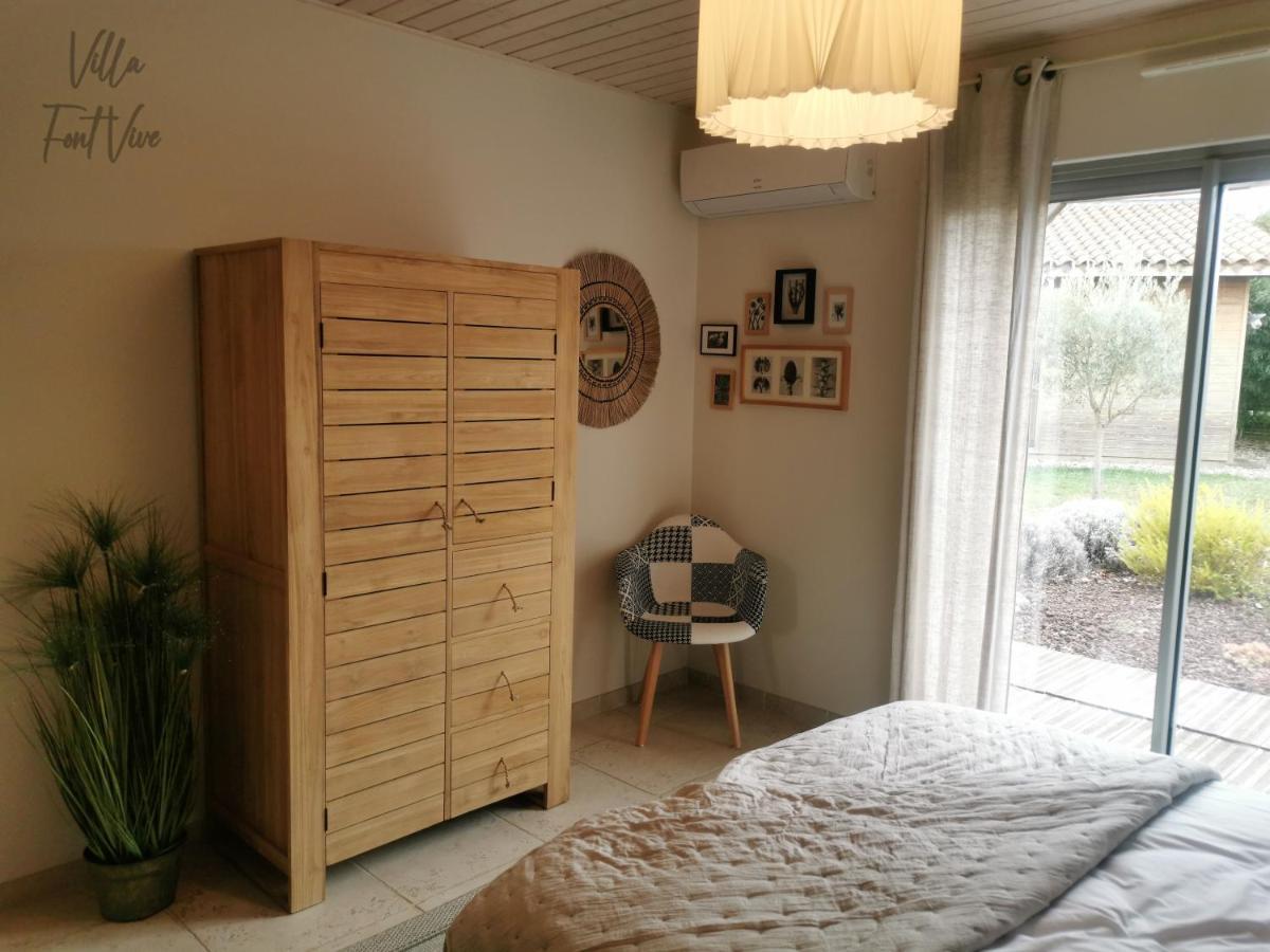 Villa Font Vive - Chambres d'hôtes avec Cuisine et calme absolu ! Grospierres Exterior foto
