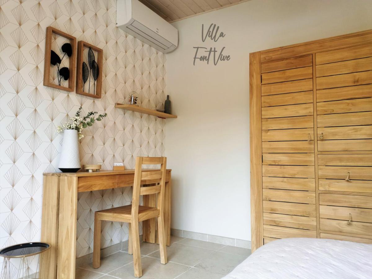 Villa Font Vive - Chambres d'hôtes avec Cuisine et calme absolu ! Grospierres Exterior foto